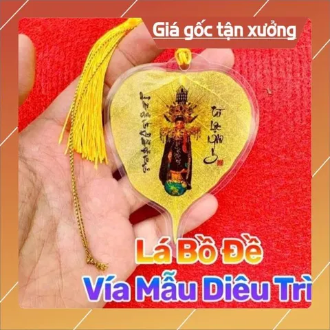 [ĐÃ KHAI QUANG] Lá bồ đề Mẹ Diêu Trì cầu tài lộc, làm ăn, may mắn ốp lưng điện thoại, treo xe ô tô HIỆU NGHIÊMJ