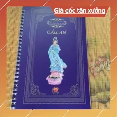 Combo 6 vở a4 chép kinh in chữ mờ -Địa Tạng-Chú Đại Bi-Sám Hối-Dược Sư-Cầu An-Vu Lan , tặng bút chép kinh