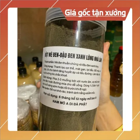 BỘT MÈ ĐEN ĐẬU ĐEN XANH LÒNG(1kg/2 hộp)