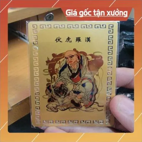 kim bài linh phù la hán phục hổ HÀNG CAO CẤP, có hoả tốc