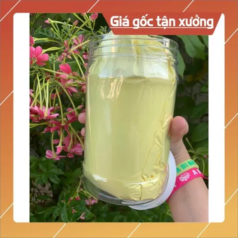 TINH BỘT NGHỆ NGUYÊN CHẤT NHÀ LÀM(hộp 500gram)