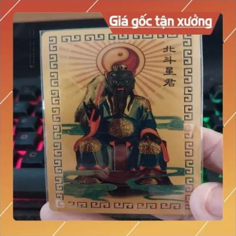 kim bài linh phù bắc đẩu tinh quân HÀNG CAO CẤP, có hoả tốc