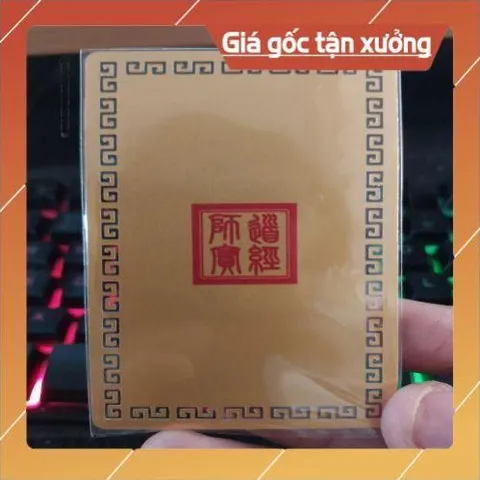 kim bài linh phù bắc đẩu tinh quân HÀNG CAO CẤP, có hoả tốc