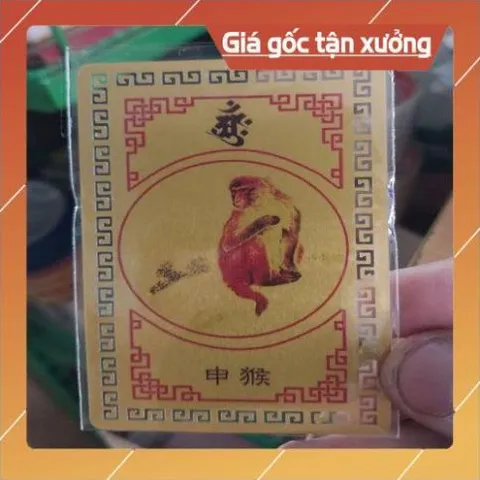 kim bài linh phù con giáp tuổi thân HÀNG CAO CẤP, có hoả tốc