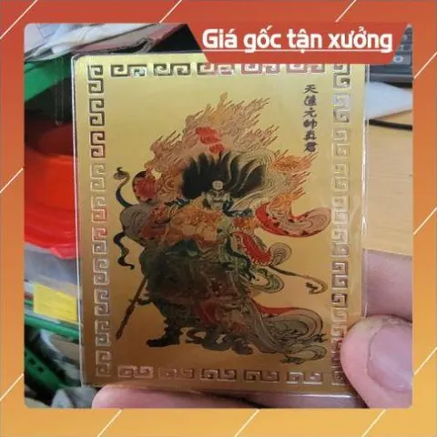 kim bài linh phù nguyên soái chân quân HÀNG CAO CẤP, có hoả tốc