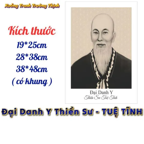 Khung Tranh Danh Y TUỆ TĨNH - có khung  có hoả tốc