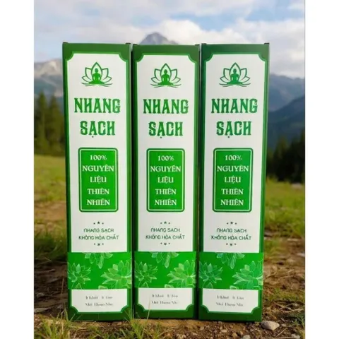 HỘP NHANG SẠCH Hương QUẾ 40CM  120 CÂY