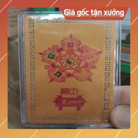 kim bài linh phù ngũ hành HÀNG CAO CẤP, có hoả tốc