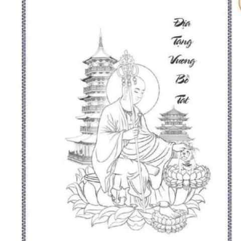 Tặng viết_Sổ tay A5 chép kinh chữ Mờ địa tạng bồ tát bổn nguyện CHŨ MÒ