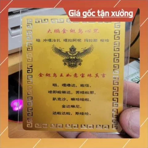 kim bài linh phù kim xí điểu HÀNG CAO CẤP, có hoả tốc
