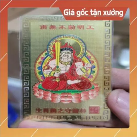 tấm đồng linh phù bất động minh vương HÀNG CAO CẤP, có hoả tốc