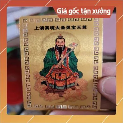 kim bài linh phù nguyên thủy thiên tôn HÀNG CAO CẤP, có hoả tốc