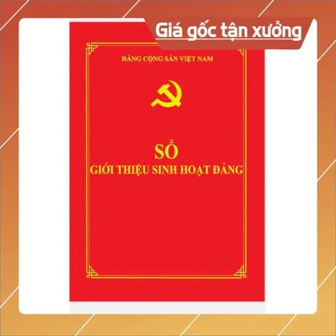 SỔ GIỚI THIỆU SINH HOẠT ĐẢNG (mẫu 10-SHĐ) có hoả tốc