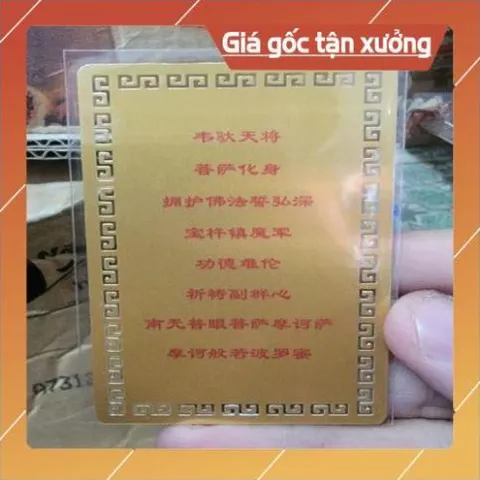 kim bài linh phù vi đà thiên HÀNG CAO CẤP, có hoả tốc