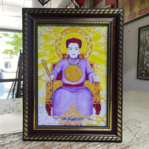 Khung Tranh ÔNG HOÀNG BẢY - có khung  có hoả tốc