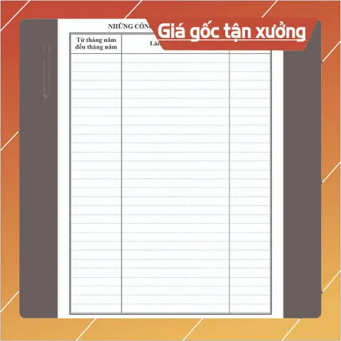 LÝ LỊCH CỦA NGƯỜI XIN VÀO ĐẢNG mẫu 02-KNĐ ( Loại 28 trang, 32 trang, 40 trang, 52 trang ) - CHUẨN HƯỚNG DẪN SỐ 38