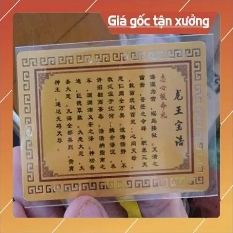 kim bài linh phù ngũ vị hoàng đế HÀNG CAO CẤP, có hoả tốc