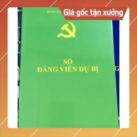 SỔ ĐẢNG VIÊN DỰ BỊ có hoả tốc