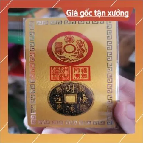 kim bài linh phù bát quái long thần HÀNG CAO CẤP, có hoả tốc
