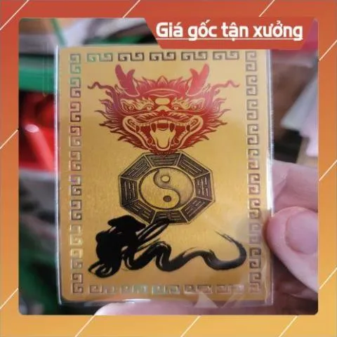kim bài linh phù bát quái long thần HÀNG CAO CẤP, có hoả tốc