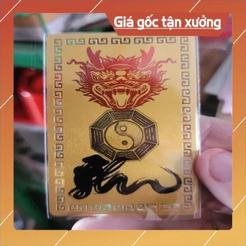 kim bài linh phù bát quái long thần HÀNG CAO CẤP, có hoả tốc