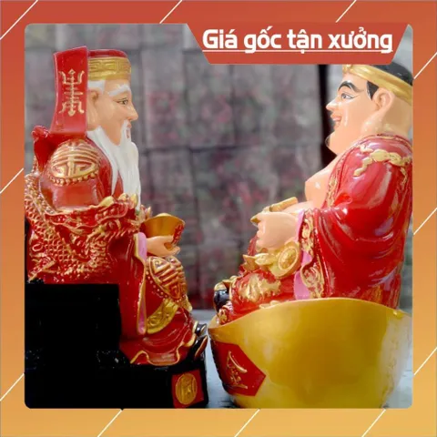 Bộ tượng hai ông Thần Tài-Thổ Địa composite nhiều mẫu