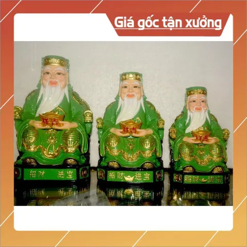 Bộ tượng hai ông Thần Tài-Thổ Địa composite nhiều mẫu