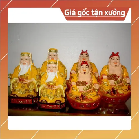 Bộ tượng hai ông Thần Tài-Thổ Địa composite nhiều mẫu