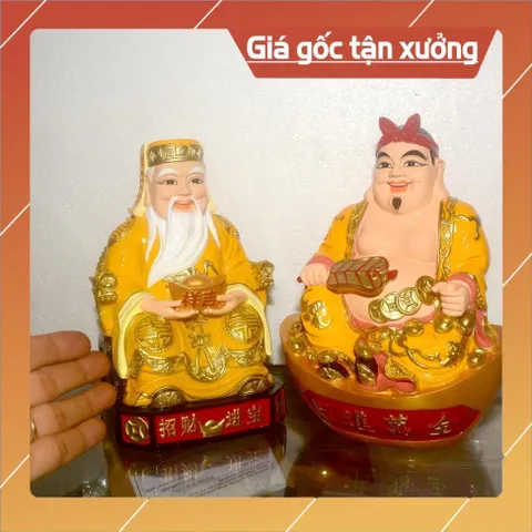 Bộ tượng hai ông Thần Tài-Thổ Địa composite nhiều mẫu