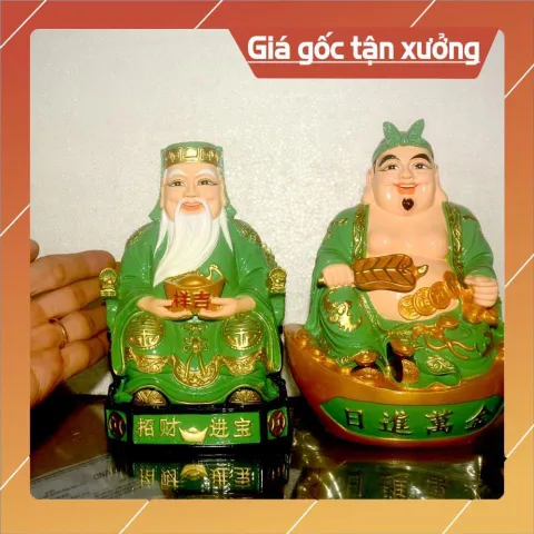 Bộ tượng hai ông Thần Tài-Thổ Địa composite nhiều mẫu