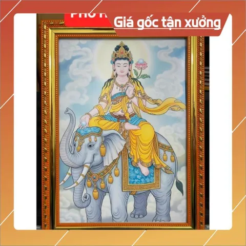 Khung Tranh PHỔ HIỀN BỒ TÁT ( Tặng )