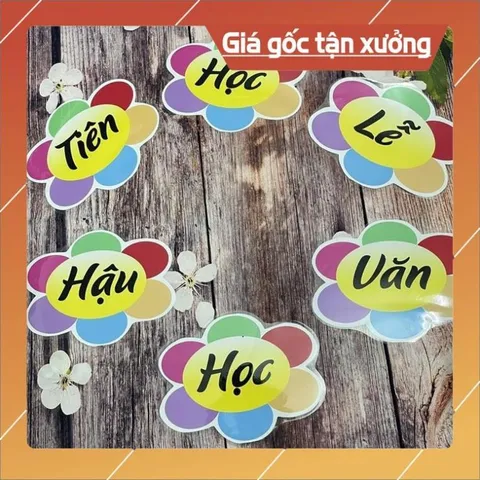 Hoa khẩu hiệu trang trí lớp - Tiên học lễ, hậu học văn hoa