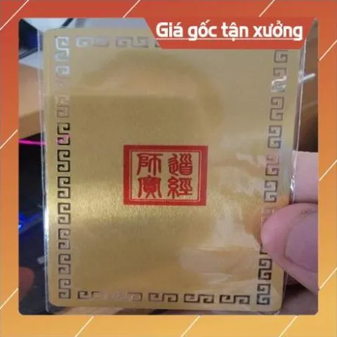 kim bài linh phù xích long thần HÀNG CAO CẤP, có hoả tốc