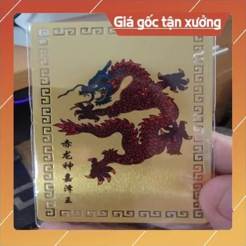 kim bài linh phù xích long thần HÀNG CAO CẤP, có hoả tốc