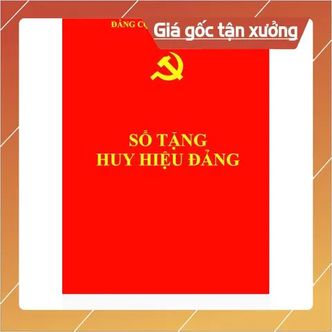 SỔ TẶNG HUY HIỆU ĐẢNG ( mẫu 5-HHĐ) có hoả tốc