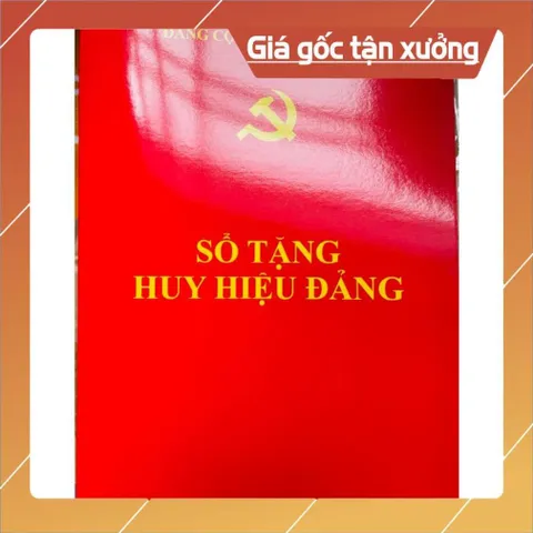 SỔ TẶNG HUY HIỆU ĐẢNG ( mẫu 5-HHĐ) có hoả tốc