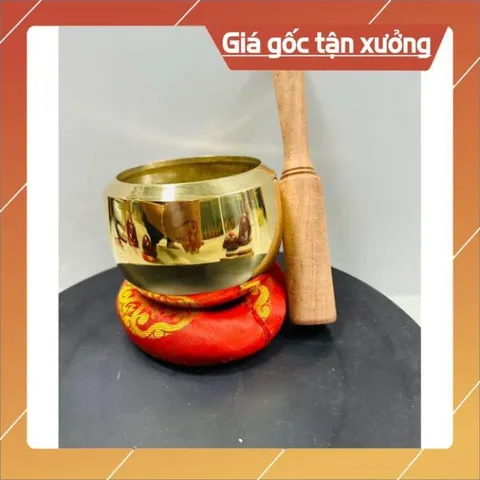 Combo bộ chuông 9CM +  mỏ 9CM tụng kinh TẠI GIA