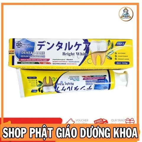 NƯỚC SÚC MIỆNG DENTALCARE, Bột trắng răng dental Kem đánh răng dental [Cam Kết Chính Hãng]