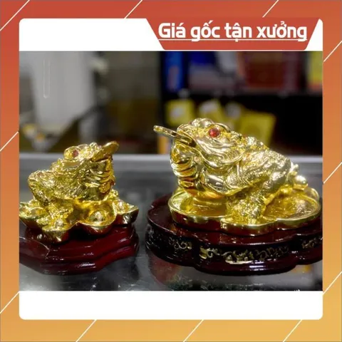 Tượng Cóc Ba Chân ngậm tiền-Thiềm Thừ chiêu tài lộc có đế-Nhiều mẫu