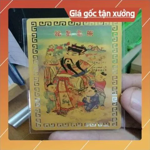 kim bài linh phù ông phúc tinh HÀNG CAO CẤP, có hoả tốc