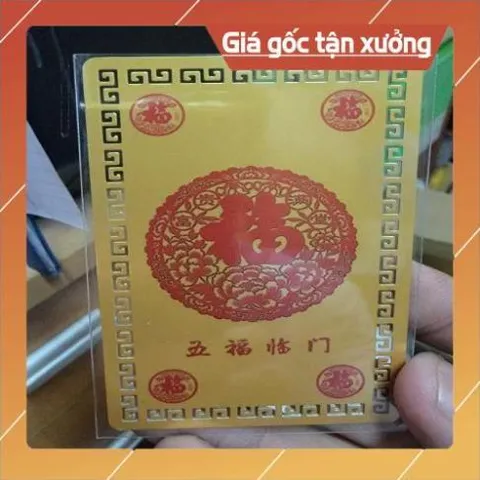 kim bài linh phù ông phúc tinh HÀNG CAO CẤP, có hoả tốc