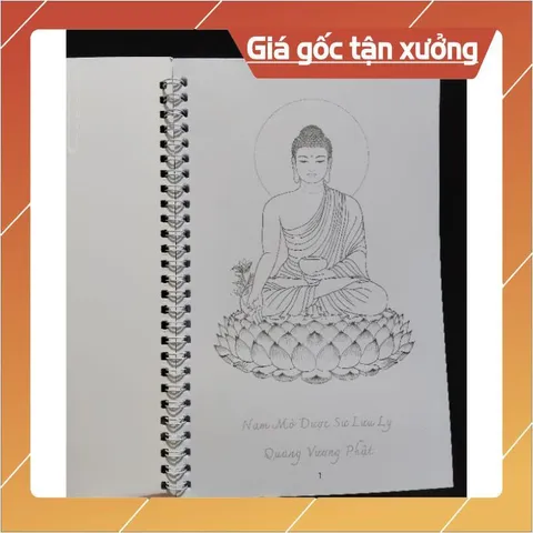 Vở Sổ chép in mờ Dược Sư khổ B5 cực đẹp tặng viết