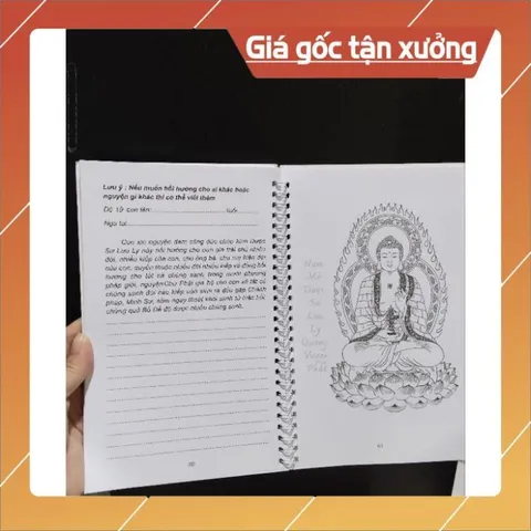Vở Sổ chép in mờ Dược Sư khổ B5 cực đẹp tặng viết