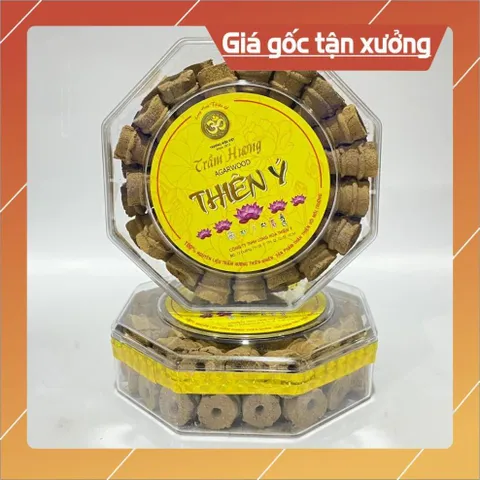 Hộp Trầm Hương Thiên Ý 42 Viên Trầm Mới THƠM
