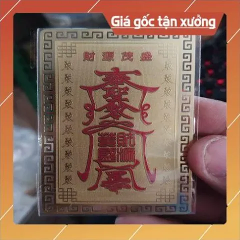 kim bài linh phù ông tài HÀNG CAO CẤP, có hoả tốc