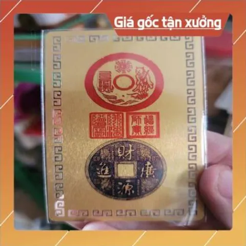 kim bài linh phù bát quái hỗ thần HÀNG CAO CẤP, có hoả tốc