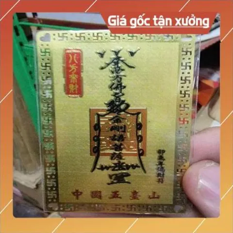 kim bài linh phù văn thù sư lợi HÀNG CAO CẤP, có hoả tốc