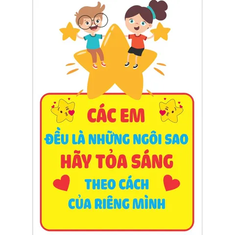 TỜ Các câu khẩu hiệu slogan hay khổ to A3 ÉP PLASTIC
