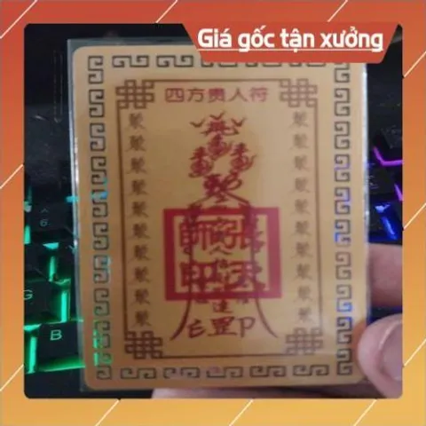 kim bài linh phù tam hoàng đại đế HÀNG CAO CẤP, có hoả tốc