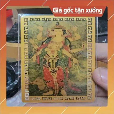 kim bài linh phù Đức Phật Tì Lô Giá Na HÀNG CAO CẤP, có hoả tốc